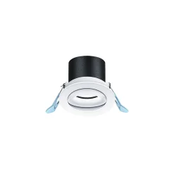THORNeco LED Spot LILY Svart 9W 900lm 24D - 940 Kallvit | 82mm - Utskärning 68mm - IP44 - Bästa färgåtergivning - Dimbar