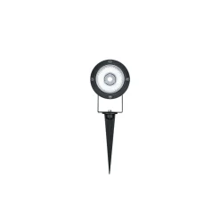 THORNeco LED Spot MARY GARDEN Glas Svart 8W 500lm - 830 Varm Vit | Utskärning 95mm - IP66