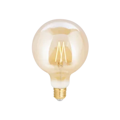 WiZ Smart LED E27 Globe Filament Ambar 125mm 6.5W 720lm - 820-845 Justerbar Vit | Dimbar - Ersättare 50W