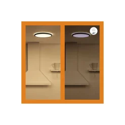 WiZ Smart LED Taklampa SuperSlim Svart 16W 1300lm - 927-965 Justerbar Vit | IP20 - Bästa Färgåtergivning - Wifi Dimbar